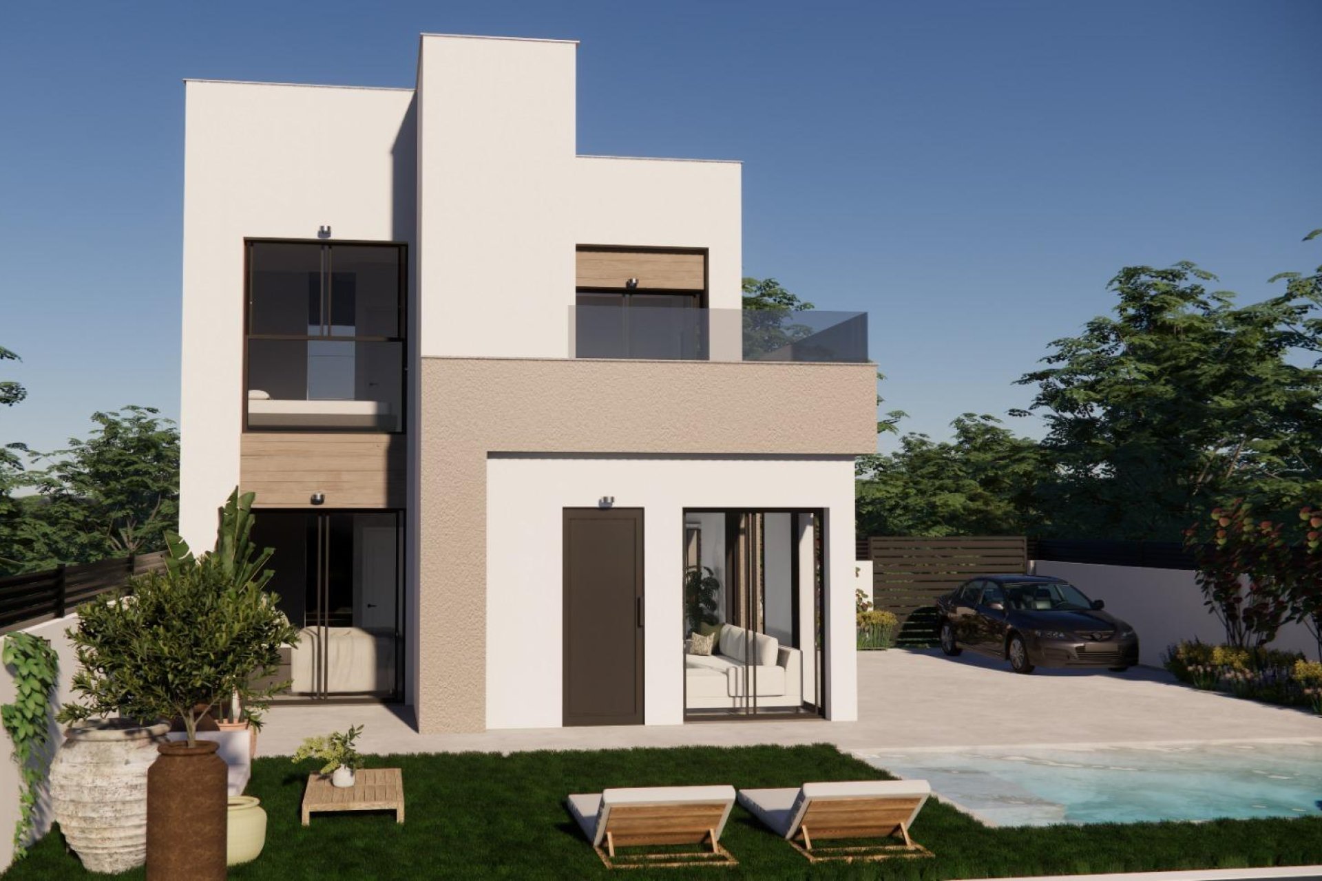 Nieuwbouw Woningen - Villa - Orihuela - Desamparados-Hurchillo-Torremendo