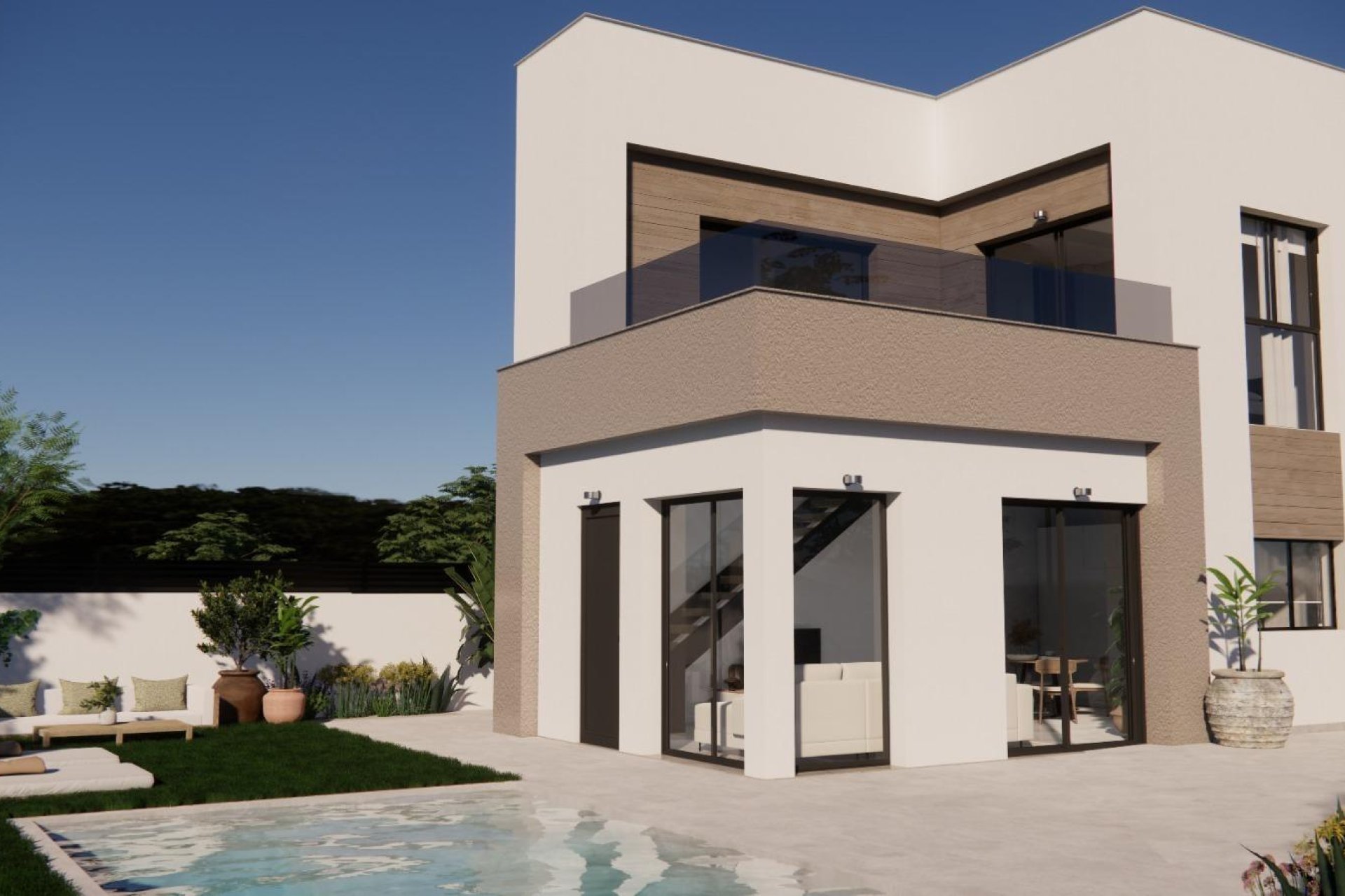 Nowy budynek - Villa - Orihuela - Desamparados-Hurchillo-Torremendo